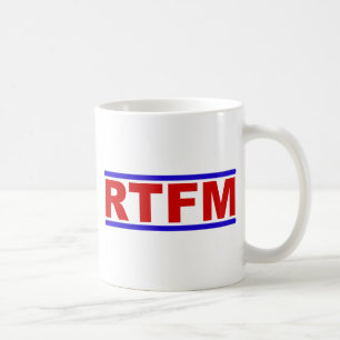 RTFM - Läs den Fraging handboken Kaffemugg