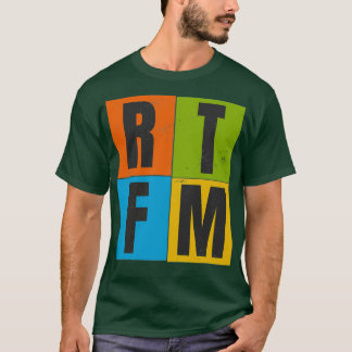 RTFM läser FKIN-manualen T Shirt