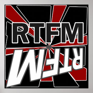 RTFM läste den nya menyn Poster