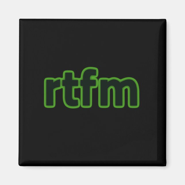 rtfm magnet (Framsidan)
