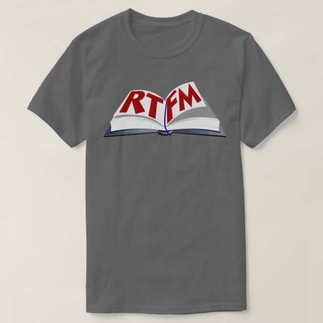 RTFM-manual T Shirt (Design framsida)