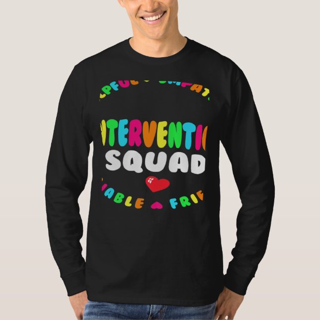 RTI Team Respons Läraren Tillbaka till skolan Inte T Shirt (Framsida)