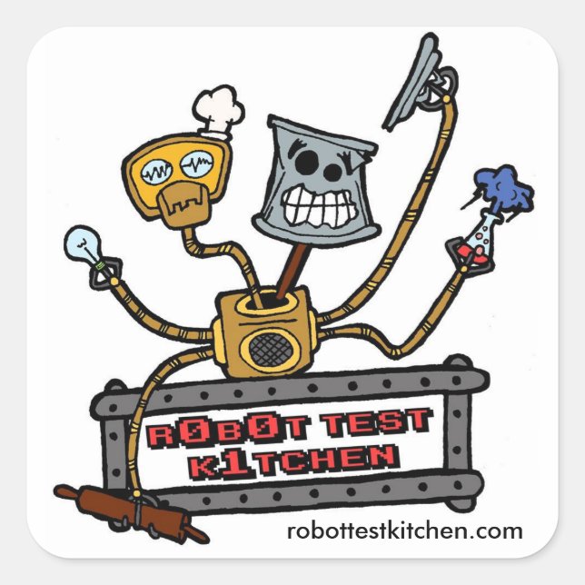 RTK Stickers Fyrkantigt Klistermärke (Framsida)