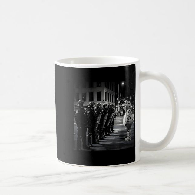 Rtland Groda Protest Meme Groda Viral För Män Kvin Kaffemugg (Höger)