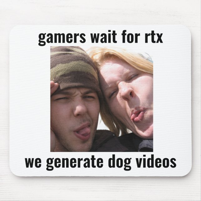 RTX Gamer Meme Musmatta – Vi Genererar Hundvideos (Framsidan)
