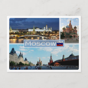RU Ryssland - Moskva - Vykort