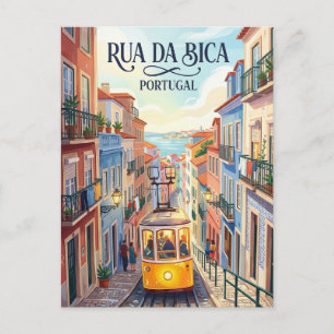 Rua da Bica de Duarte Belo Portugal Vykort