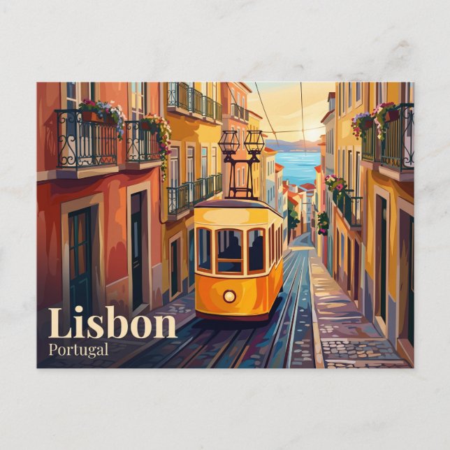 Rua da Bica Portugal Vykort (Framsida)