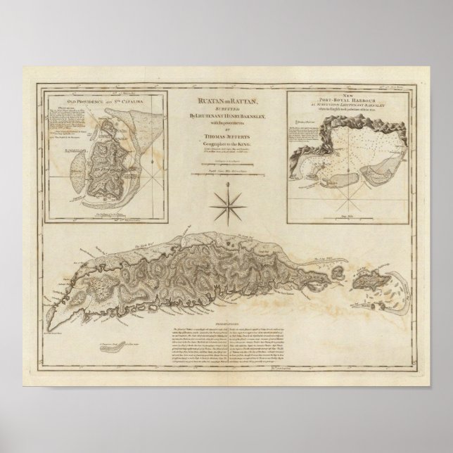 Ruatan eller Rattan Poster (Framsidan)