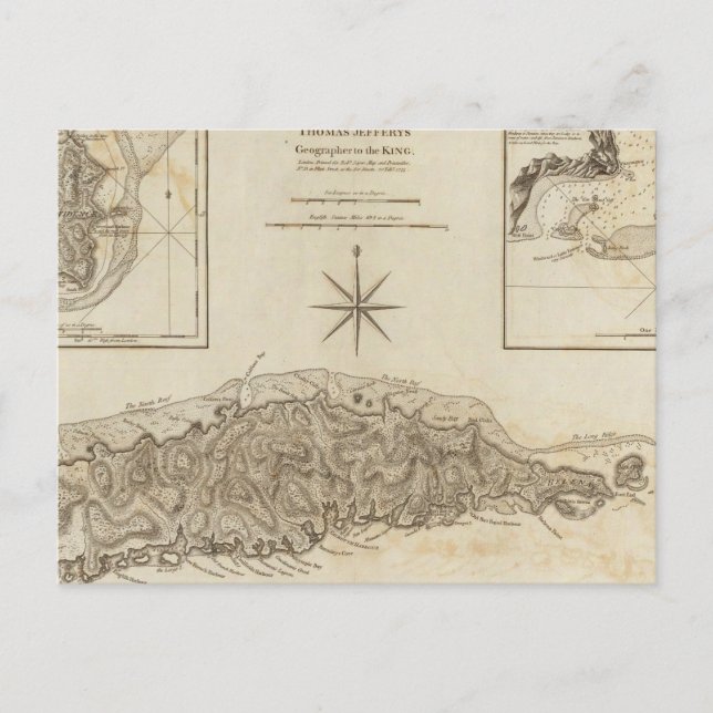 Ruatan eller Rattan Vykort (Framsida)