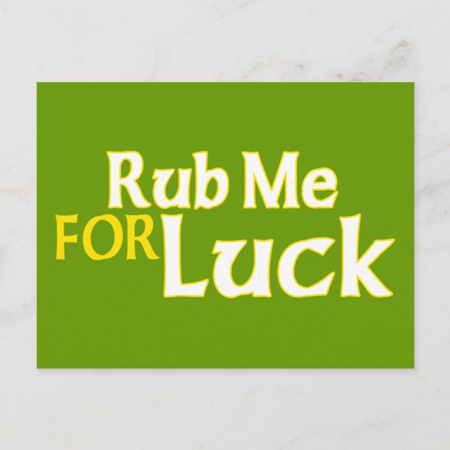 Rub Me för Tur Vykort (Framsida)