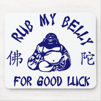 Rub my Buddha Belly för lycka till Musmatta