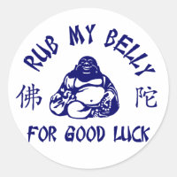 Rub my Buddha Belly för lycka till