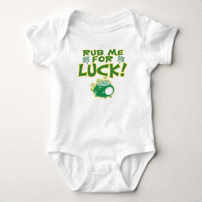Ruba mig för Tur Baby Tee Shirt (Framsida)