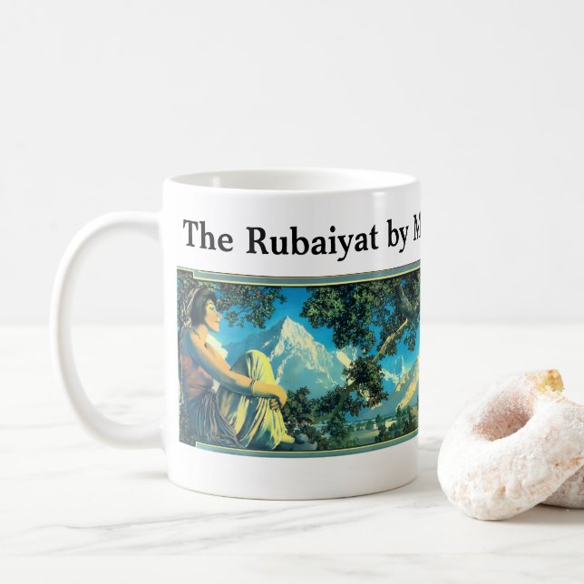 Rubaiyat av Maxfield Parrish, 1917 Kaffemugg (Med munk)