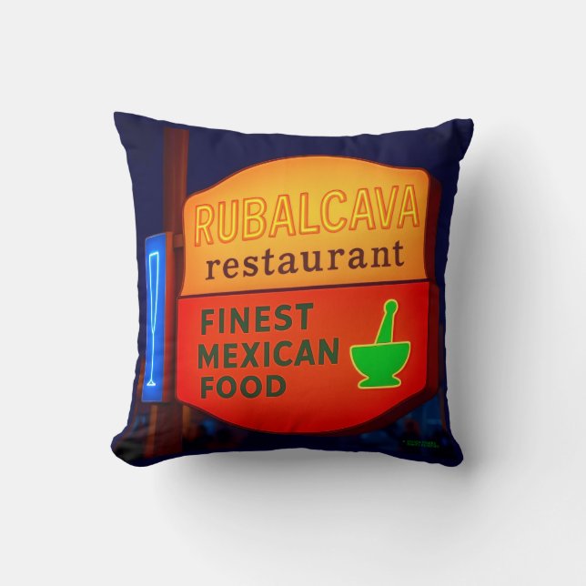 RUBALCAVA RETAURANT - HANFORD 16X16 INCH. KUDDE (Framsida)