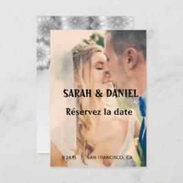 Ruban de charme sauver les cartes de date spara meddelande