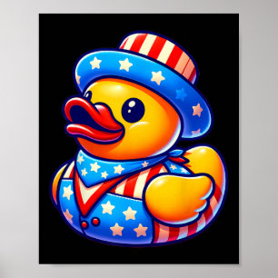 Rubber Anka 4:e juli Independence day Manar Kvinno Poster