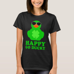 Rubber Anka Älskare Sunglasses Lucky Funny St Patr T Shirt