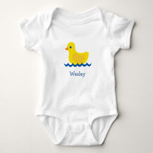 Rubber Anka Anpassningsbar Baby Bodykostym T Shirt