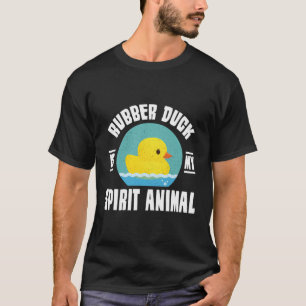 Rubber Anka är mitt spritdjur - Duckie Bathtub P T Shirt