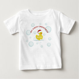 Rubber Anka Baby Första julen T Shirt