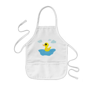 Rubber anka barnförkläde