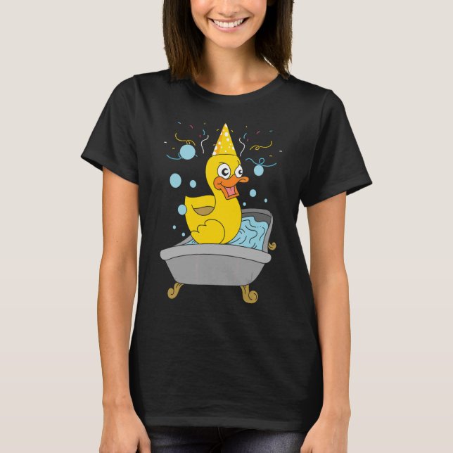 Rubber Anka Bath Leksak Duckling Rubber Anka 1 T Shirt (Framsida)