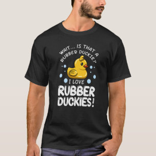 Rubber Anka Bath Leksaker Vatten Duckling T Shirt