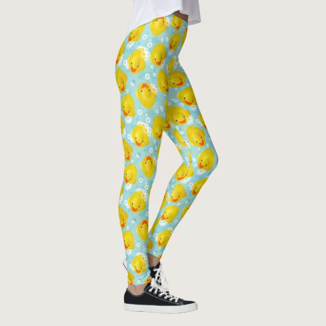 Rubber Anka Bath Mönster Leggings (Höger)