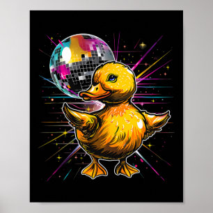 Rubber Anka Disco Dancing Disco Boll Music Rubber Poster