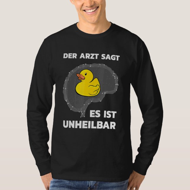 Rubber Anka Es Ist Unheilaben Bath Leksak Squeaky  T Shirt (Framsida)