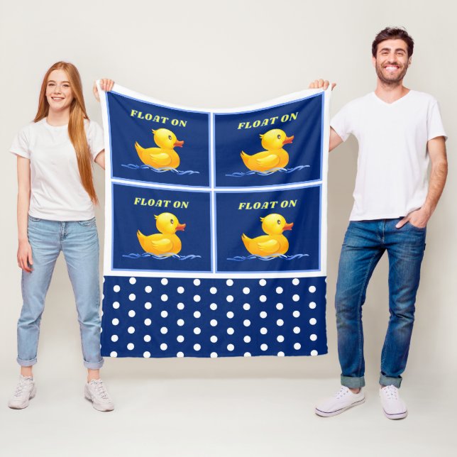 Rubber Anka | Flyt på mellankulsavropet Fleecefilt (På plats)