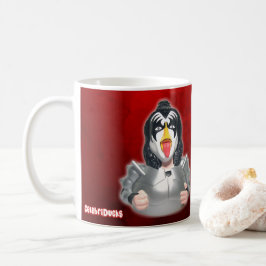 Rubber anka för kyssmusikband - CelebriDucks gen Kaffemugg