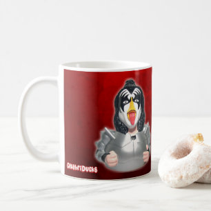 Rubber anka för kyssmusikband - CelebriDucks gen Kaffemugg