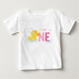 Rubber Anka första födelsedag Baby T-Shirt