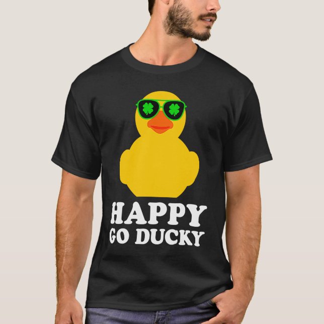 Rubber Anka Fyrklöver Sunglasses St Patrick T Shirt (Framsida)