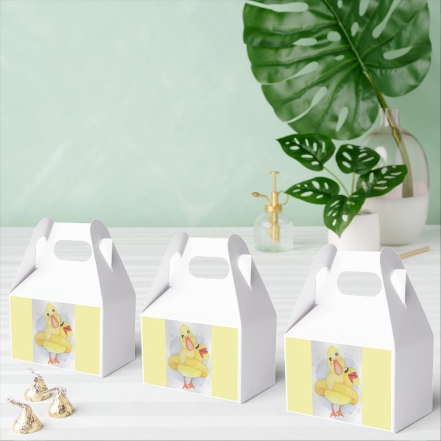 Rubber Anka i Bassäng Flyter Presentaskar (Multipel)