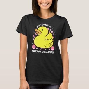 Rubber Anka I gillar Rubber Anka Quack Rubber Anka T Shirt