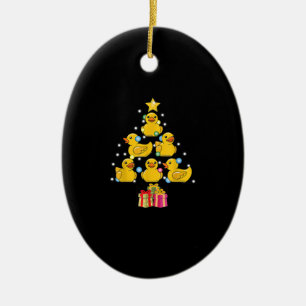 Rubber Anka Julgran Duckie Quack jul Julgransprydnad Keramik