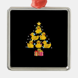 Rubber Anka Julgran Duckie Quack jul Julgransprydnad Metall