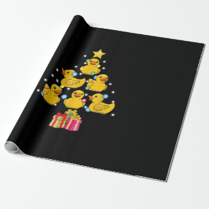 Rubber Anka Julgran Duckie Quack jul Presentpapper
