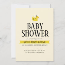 Rubber Anka Kön Neutral Par Baby Shower