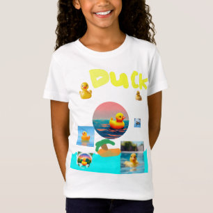 Rubber Anka och Duckling för barn T Shirt