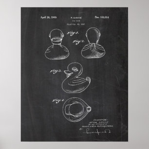 Rubber Anka Patent Poster