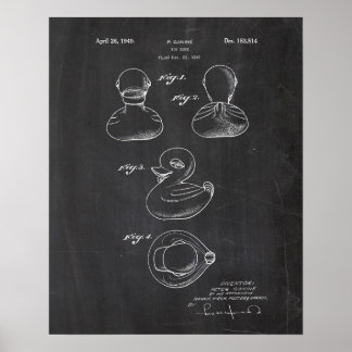 Rubber Anka Patent Poster