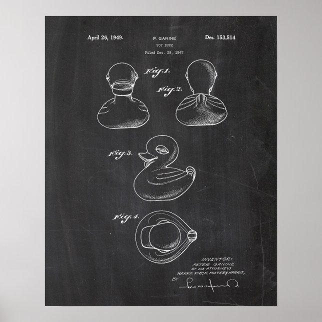 Rubber Anka Patent Poster (Framsidan)