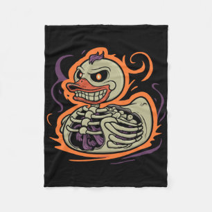 Rubber Anka Skeleton Rubber Duckie Costume Party Fleecefilt