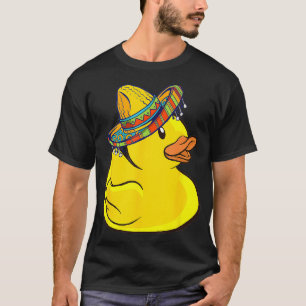 Rubber Anka Sombrero Mexiko Cute Duckie Rubber Duc T Shirt