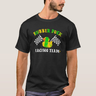Rubber Anka Tävla Team Family Competition Tävling T Shirt